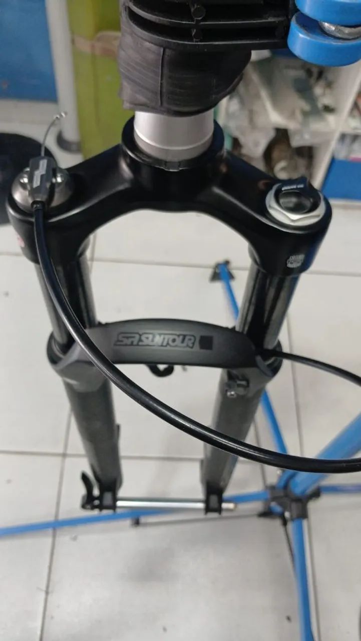 Suspensão Santour xcr 32 (Ar e Óleo) Boost 15x110mm 