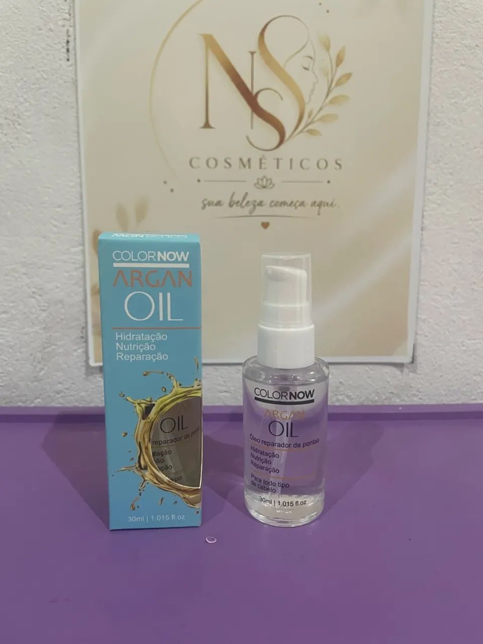 Óleo de argan -Colornow 30ML  - Foto 4