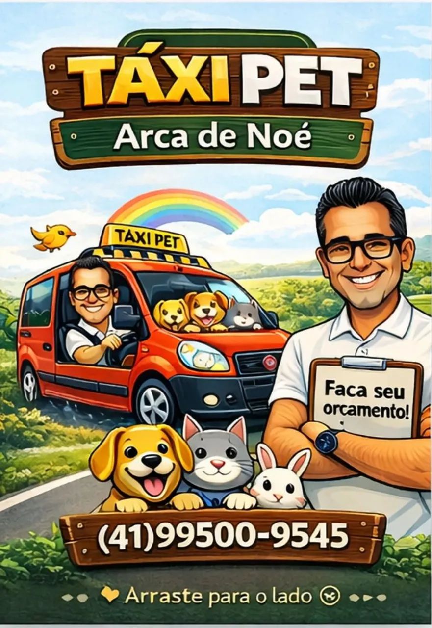 Táxi pet Arca de Noé 