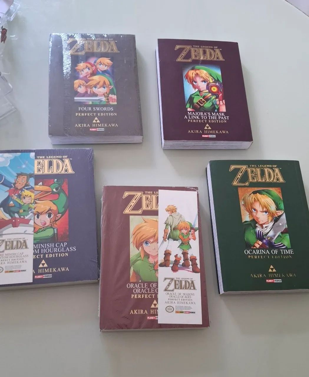 Mangá Zelda - volumes 1 a 5 - coleção completa! - Livros e