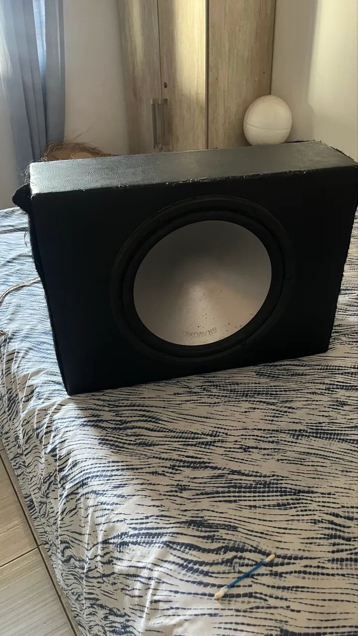     Kit Som Automotivo com Subwoofer + Caixa - Ótimo Estado - Foto 3