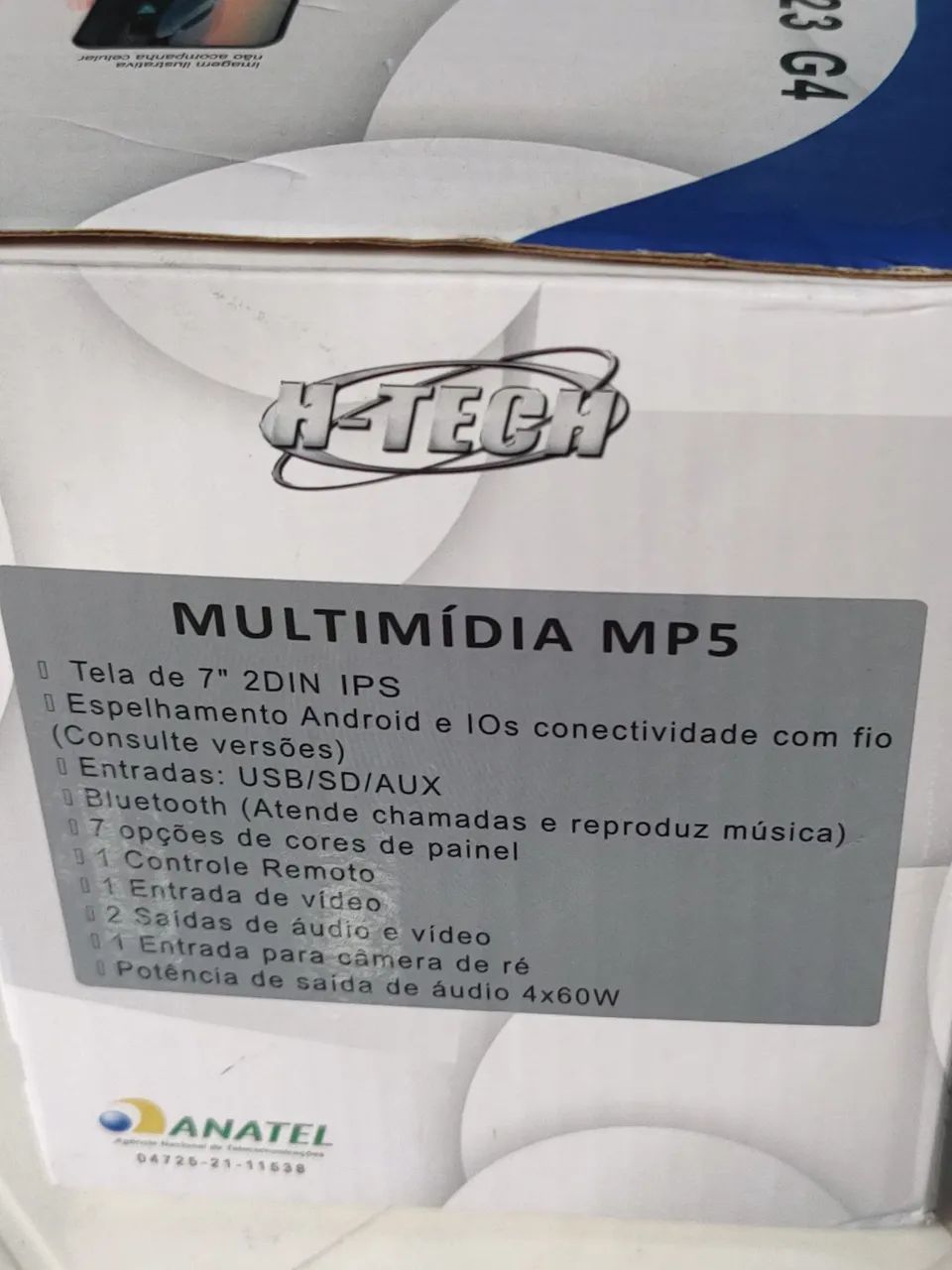 Multimídia h tech 7 polegadas 2 dim com entrada camera de ré  - Foto 5