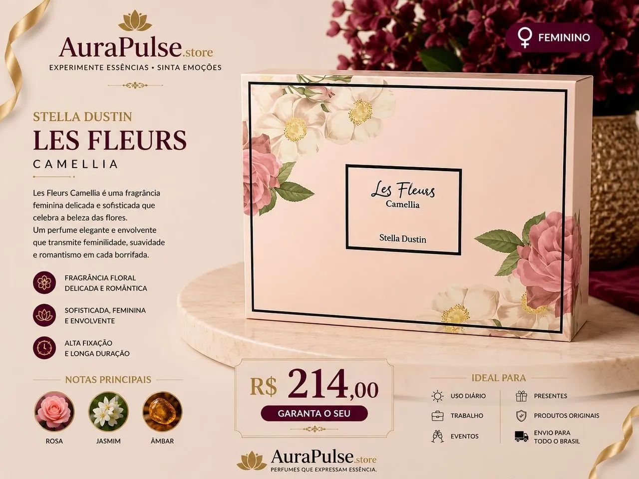 Kit Stella Dustin Les Fleurs Camelli original 