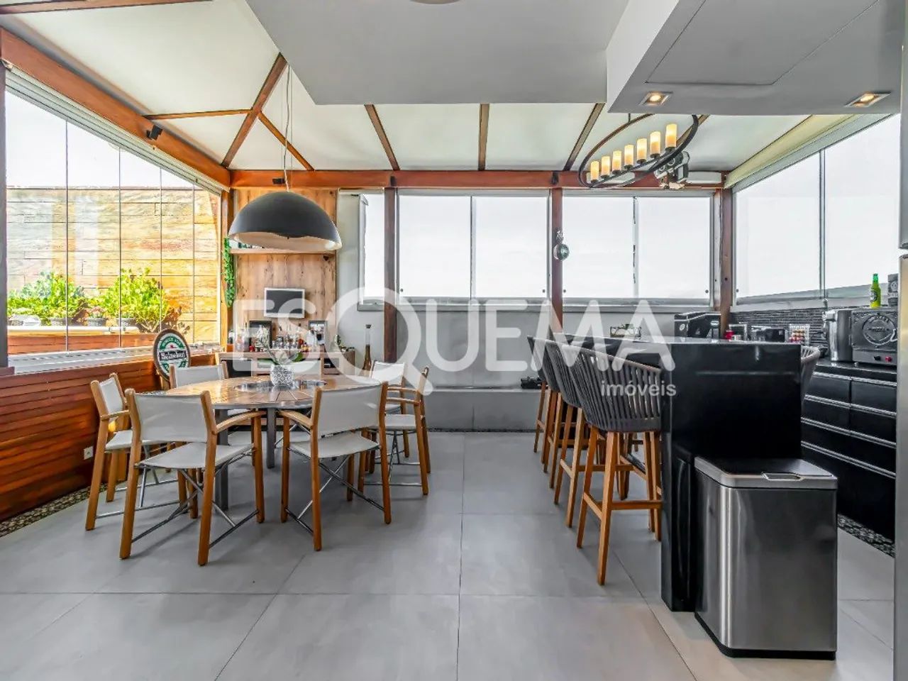 Cobertura duplex com área gourmet e vista privilegiada - Foto 3