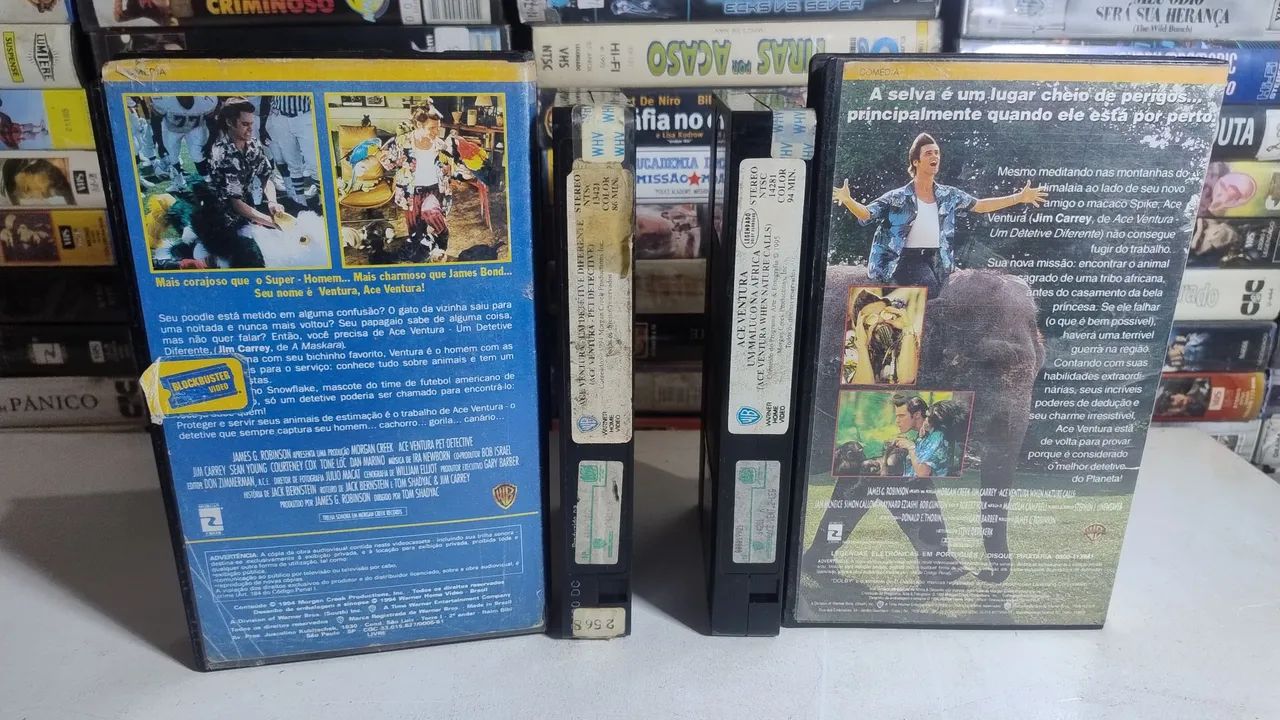VHS ACE Ventura 1 e 2 (legendado) - Foto 2