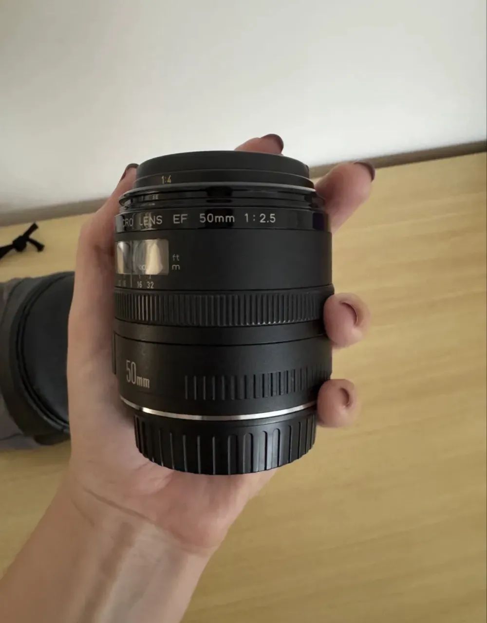 Canon Ef 50mm F/2.5 Compact Macro Lente Profissional - Acessórios