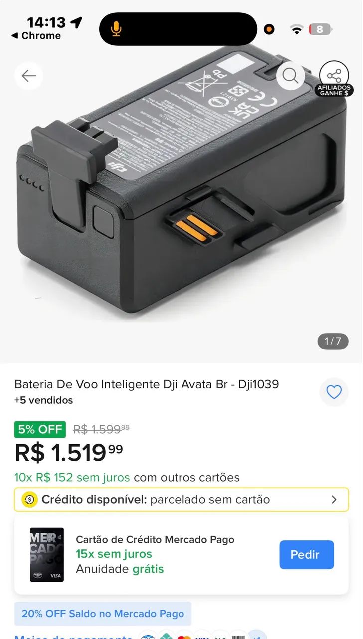 Drone  DJI  fpv completo e acessórios  - Foto 3