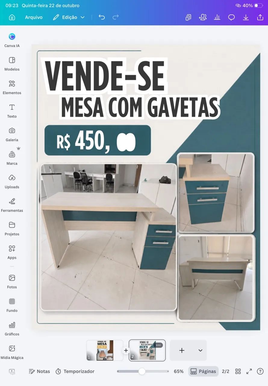 Mesas para escritório