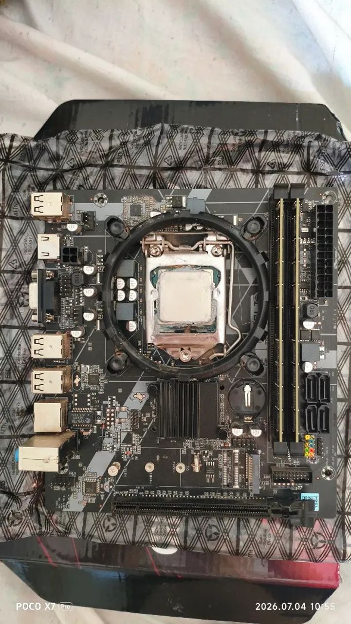 Placa mãe H61-19B e processador i5-3470 - Foto 2