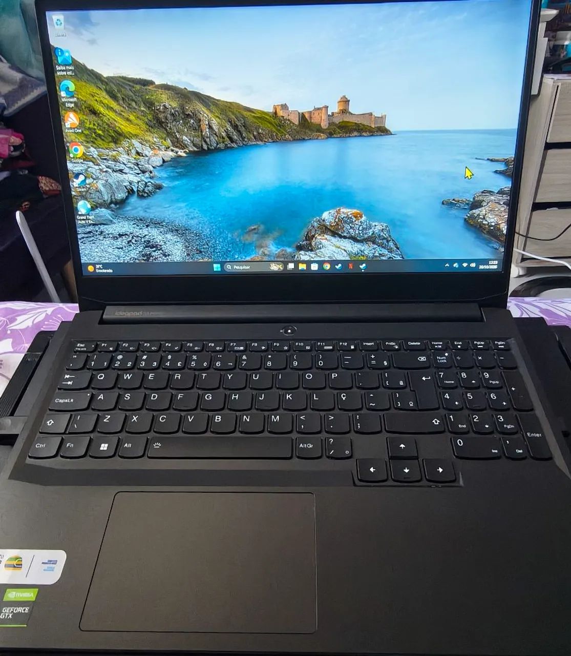 Notebook Ideapad gaming - Roda tudo 