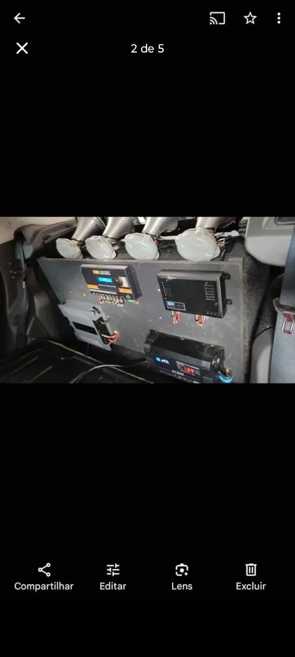 Som automotivo completo módulo bateria processador de áudio e fonte - Foto 2