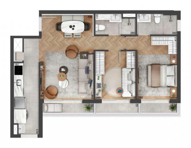 Float residences - 43 a 99m² - bairro petrópolis - porto alegre, rs - id2182 - Foto 20