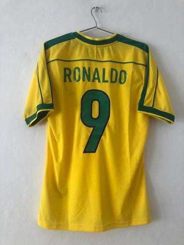 Camisa Ronaldo Seleção Brasileira Copa 1998 - Foto 2