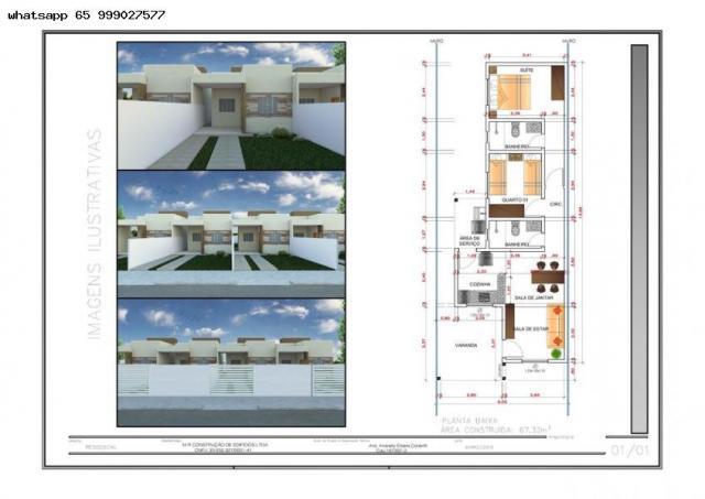 Casa para venda em várzea grande, paiaguas, 2 dormitórios, 1 suíte, 2 banheiros, 2 vagas - Foto 17