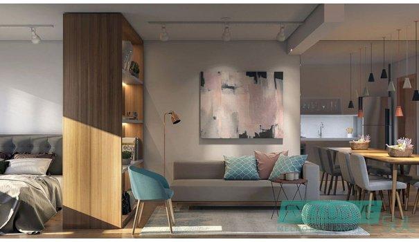 Flow residencial no Parque Una. Unidade studio com 34 m² em edifício moderno. - Foto 7
