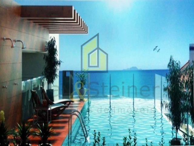 MSS1-Apto Térreo com jardím,em Residencial em frente ao mar,e com piscina na cobertura - Foto 8