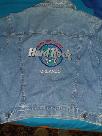 jaqueta da hard rock cafe