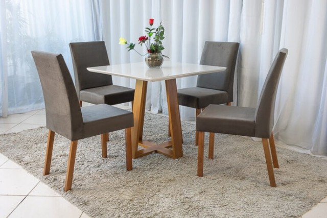 Mesa de Jantar Vitra 0.90x0.90 (RUF) - Foto 3