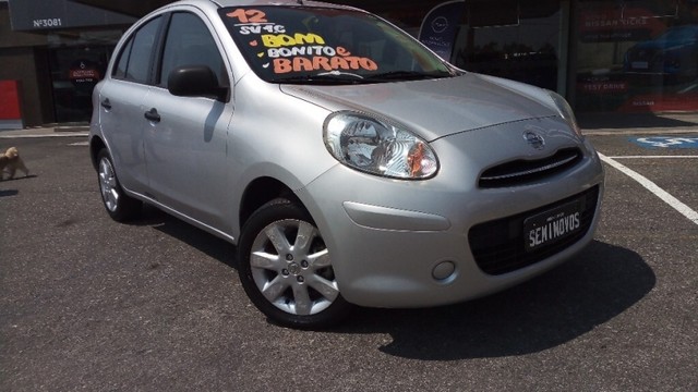 NISSAN MARCH SV 1.6 16V PRATA 2011/2012