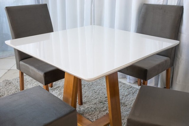 Mesa de Jantar Vitra 0.90x0.90 (RUF) - Foto 4