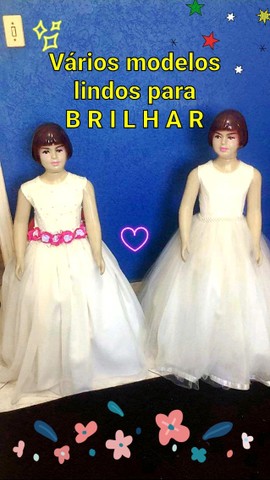Daminha e Florista vestidinho noiva