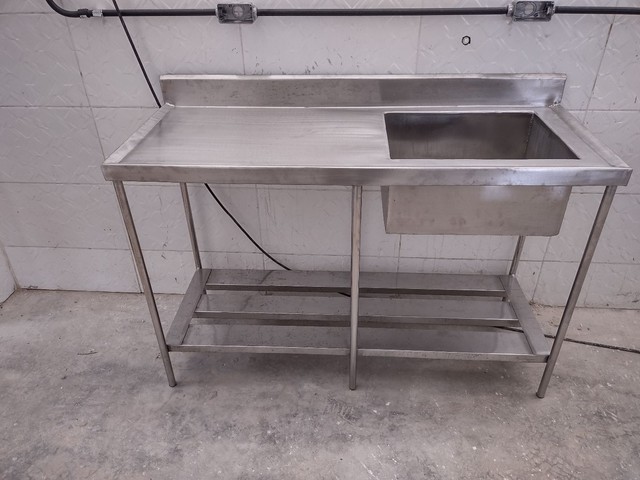 Bancada de inox , pia de inox ,coifa inox  - Foto 2