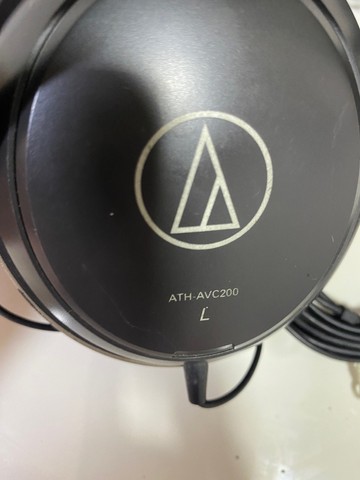 3 fones de ouvido áudio technica modelo ATH-AVC200 usados com mau contato no cabo - Foto 6