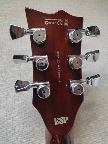 Guitarra Esp Ltd EC-1000 Mgo Deluxe 2011 USA Korea Les paul Seymour Duncan gibson - Foto 5