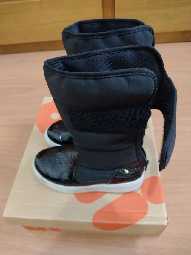 Bota bibi couro discount urban boots preto