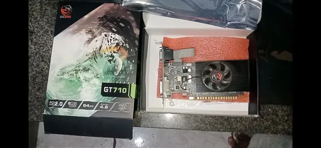 Placa de Vídeo Colorful, GeForce, GT 710, 1GB GDDR3, 64Bit, GT710