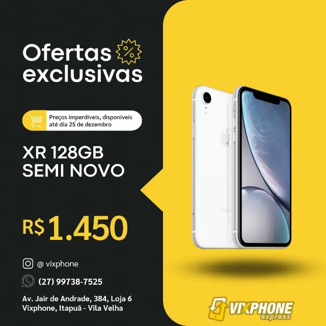 iPhone XR 128Gb - Celulares e telefonia - Vila Maria Luiza