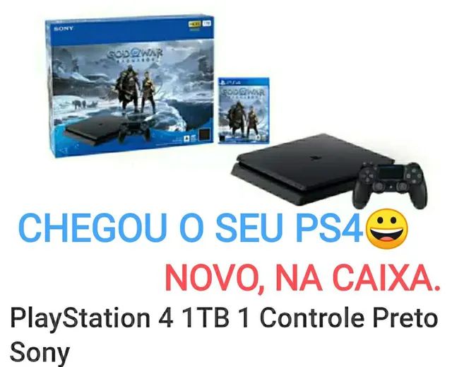 Duas caixas de PS4 pro branco e preto