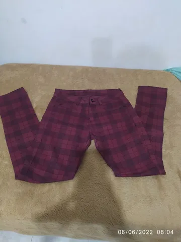 Calça xadrez