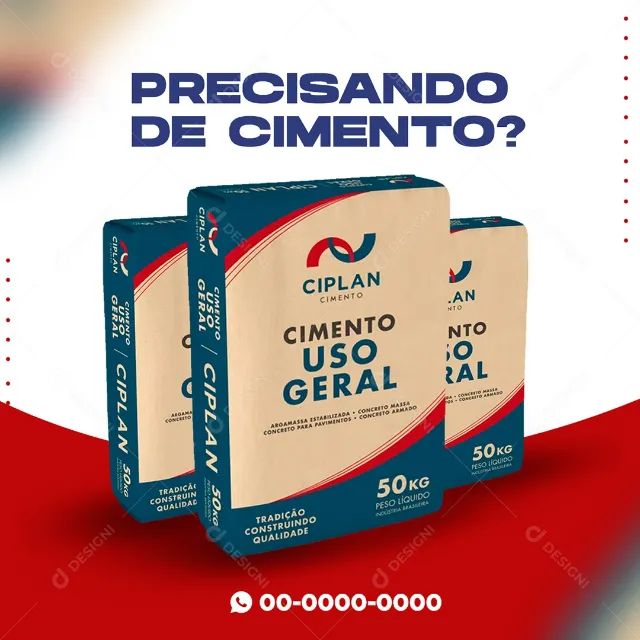 Cimento Ciplan CP II 50Kg - qualidade e resistência para sua obra! - Foto 3