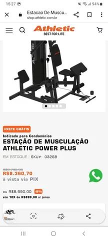 Estacao De Musculacao Athletic Power Plus : : Esporte