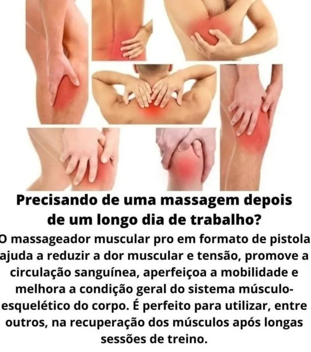 Massageador Muscular Portátil - Alivio da Dor e Relaxamento - Foto 5