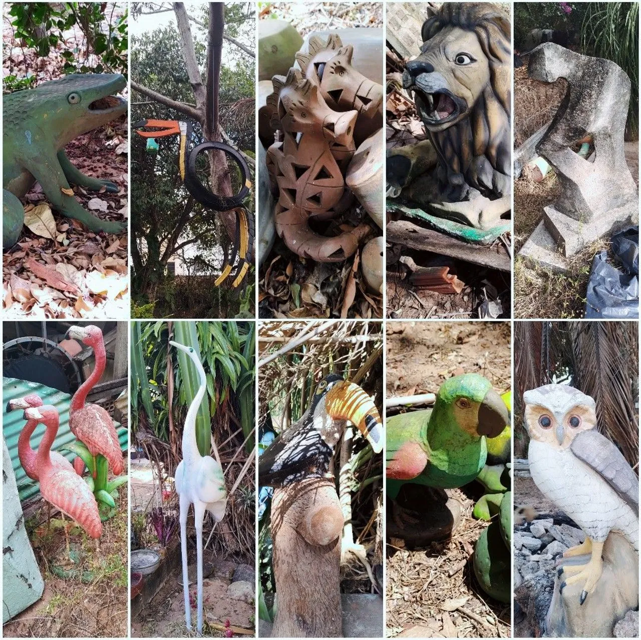 Decorações, plantas e jarros (preço a combinar)