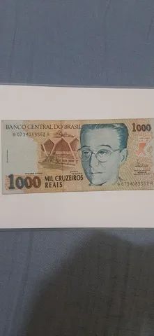 Cédula 1000 cruzeiros 