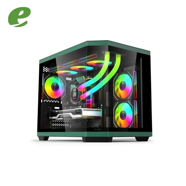 Gabinete Gamer Acer V951 Black *Sem Fan* - Micro-ATX e Mini-ITX - WZetta