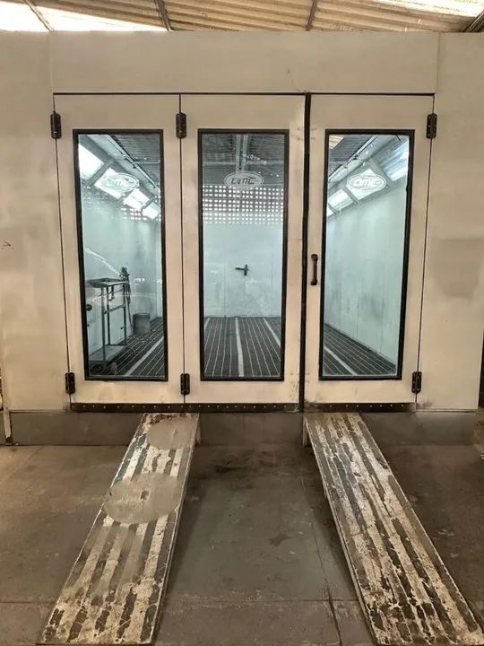 Cabine de pintura DMC + Plano aspirante + Compressor de parafuso com secadora PUMA - Foto 6