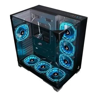 Gabinete Gamer Rise Mode Galaxy Full Glass, Mid Tower, ATX, Lateral e Frente em Vidro  - Foto 4