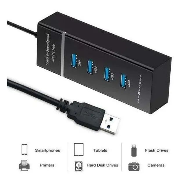 Hub USB 3.0 4portas - Foto 4
