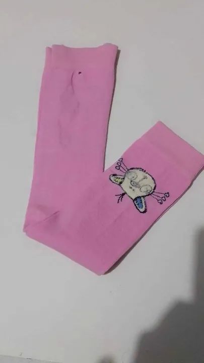 Meia calça de malha, infantil, Tam. P sem uso - Foto 2