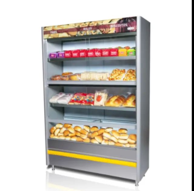 Vasca de Pão de sal e doce. Vitrine de pão. Pronta entrega. Rei do Inox