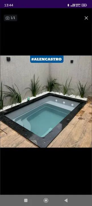 Piscina top com instalação 3 mts