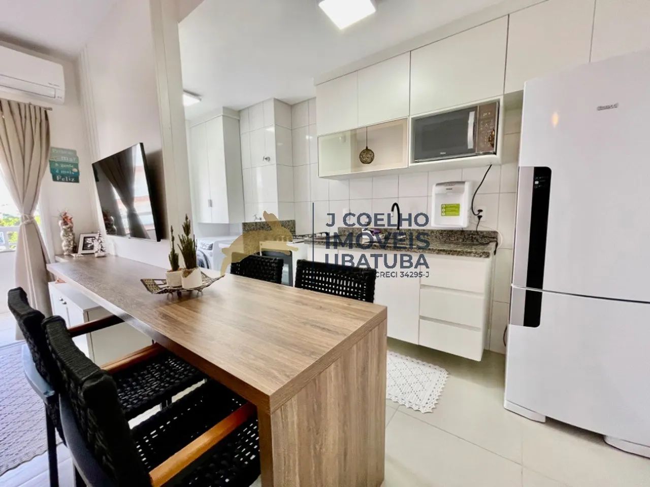 Apartamento com 2 dormitórios sendo 1 suíte, varanda gourmet à venda no Itaguá - Ubatuba S - Foto 5