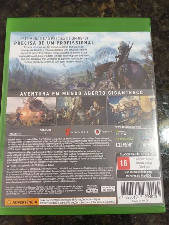 Jogo The Witcher 3 Wild Hunt para Xbox One - Foto 4