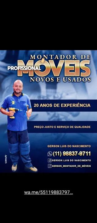 Montador de Móveis profissional e instalações 
