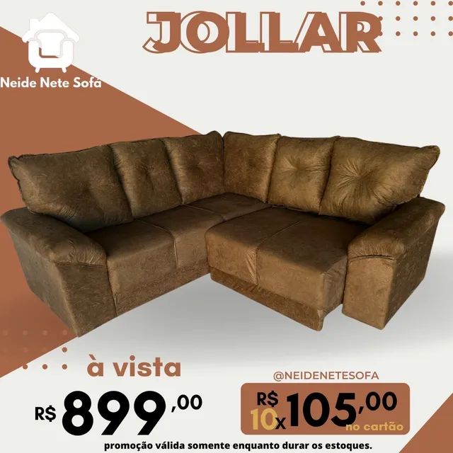 Sofá de Canto Retrátil Sofás e Poltronas Parque Vista Alegre, Bauru