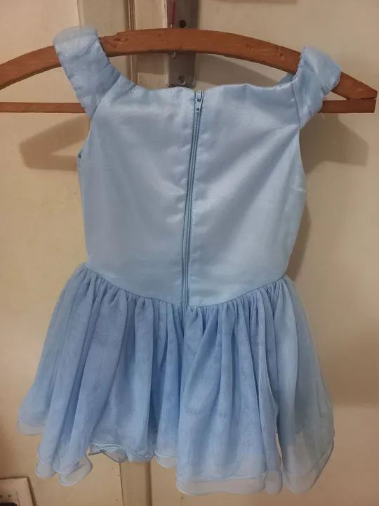 Vestido de Princesa Azul Claro para Menina - Foto 3